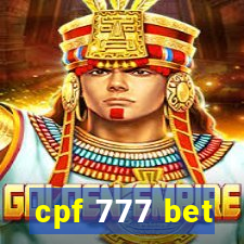 cpf 777 bet