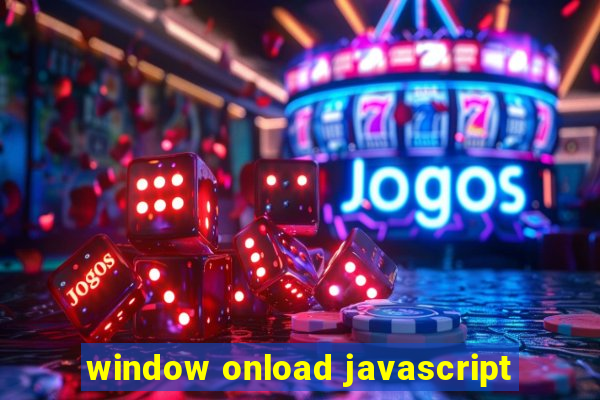 window onload javascript