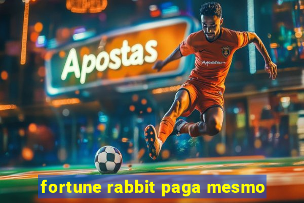 fortune rabbit paga mesmo