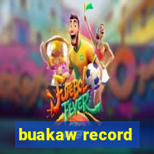 buakaw record