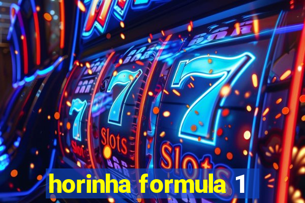 horinha formula 1