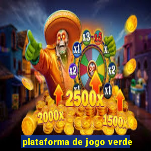 plataforma de jogo verde