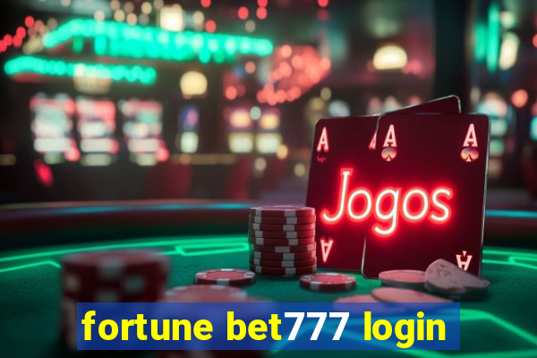 fortune bet777 login